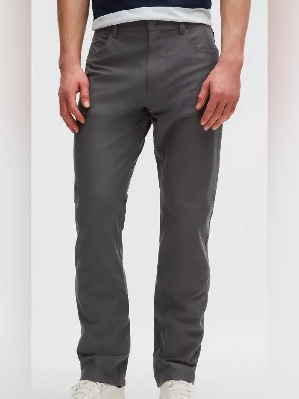 Lululemon EasyFive Classic-Straight Pants Men’s Size 35 - 32 Onix Grey Brand New